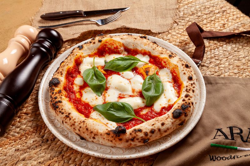 fresh pizza luce ready for delivery