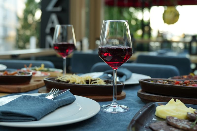 House red wine at Pizza luce