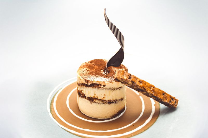 Tiramisu dessert at Pizza luce